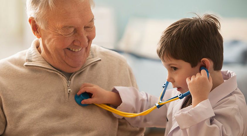 grandfather-getting-life-insurance-checkup
